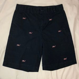 Navy american flag whale Vineyard Vines shorts